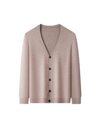 Men's V-Neck Lightweight Knit Cardigan