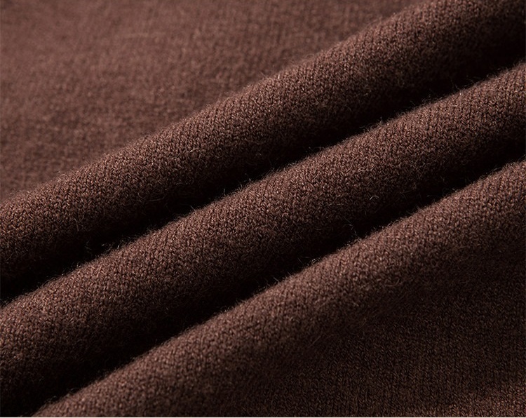 Men's Retro Zip-Up Stand Collar Knit Jacket