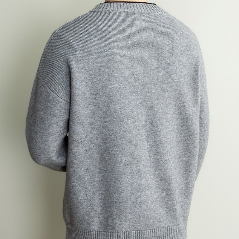 Men's Chunky Knit Cardigan Sweater