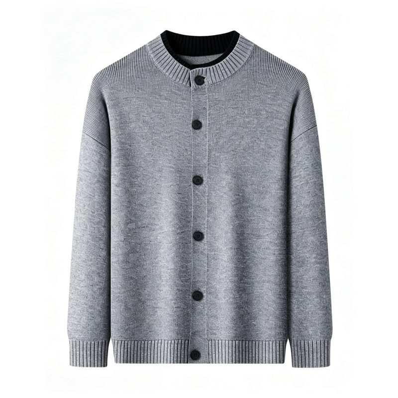 Men's Chunky Knit Cardigan Sweater